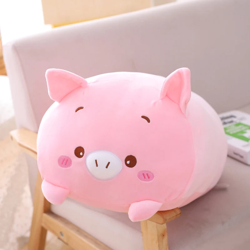 Fat Animal Plush Pillow – Cute Cartoon Stuffed Toys (9 Styles)