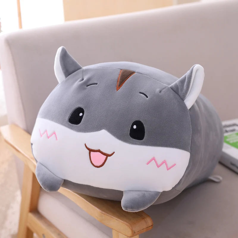 Fat Animal Plush Pillow – Cute Cartoon Stuffed Toys (9 Styles)