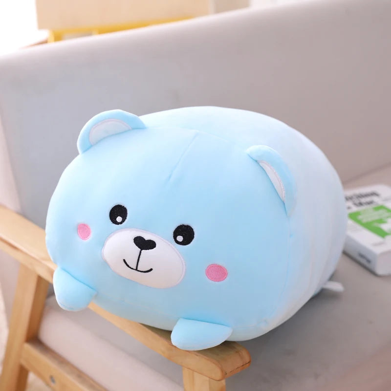 Fat Animal Plush Pillow – Cute Cartoon Stuffed Toys (9 Styles)