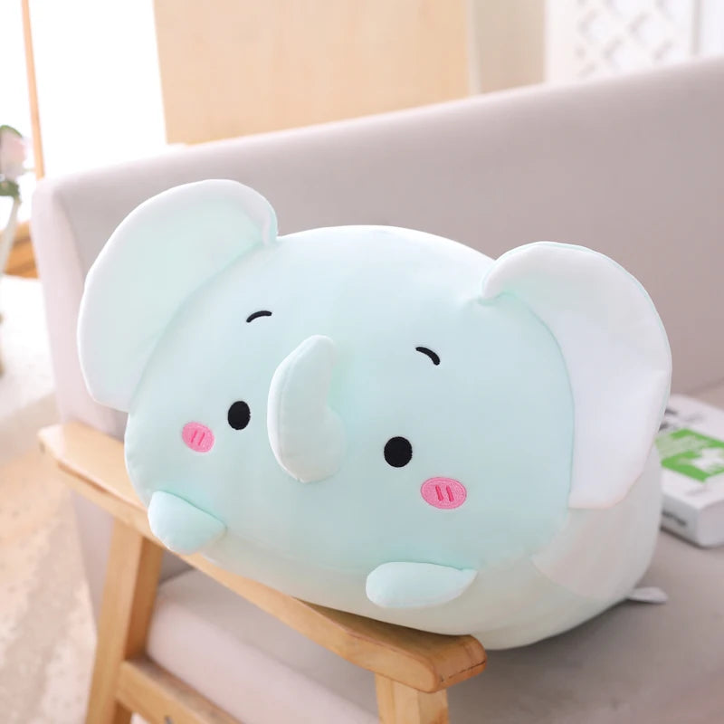 Fat Animal Plush Pillow – Cute Cartoon Stuffed Toys (9 Styles)