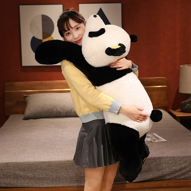 Giant Panda Plush Pillow – Soft Cuddle Sleeping Buddy