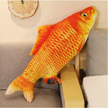 3D Goldfish Plush Pillow – Soft Sofa & Bed Cushion (40–80cm)
