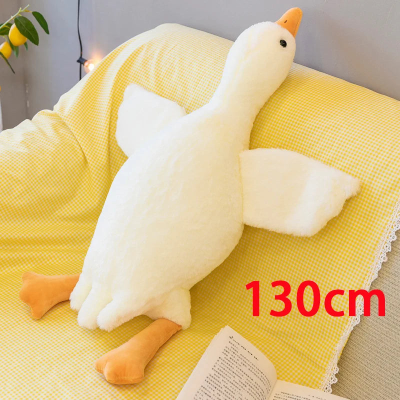 Jumbo Goose Plush Pillow – Cozy Bed & Sofa Companion