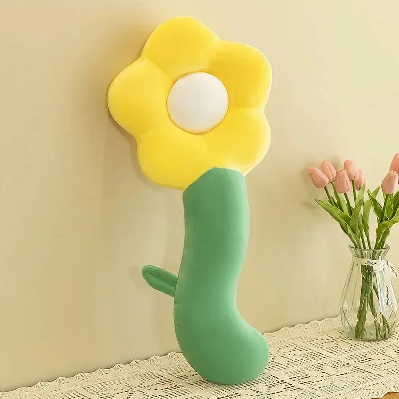 Sunflower Plush Body Pillow – Cute Large Flower Sofa & Bed Cushion