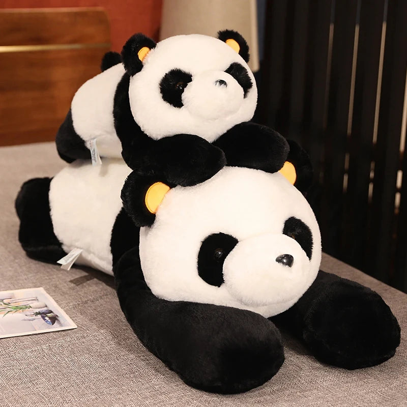 Giant Panda Plush Pillow – Soft Cuddle Sleeping Buddy