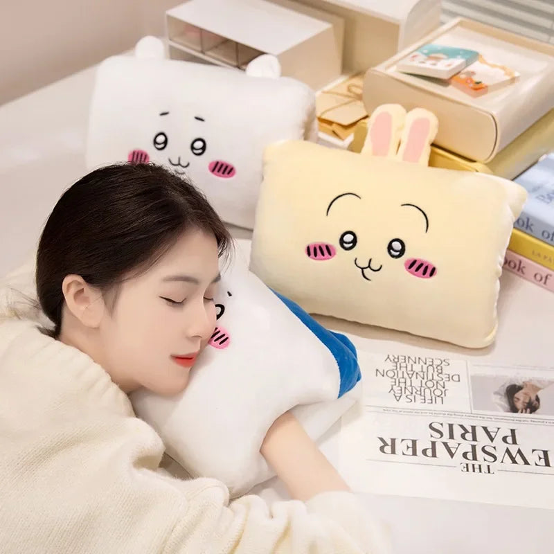 Hand Warming Plush Pillow – Soft Nap Cushion & Travel Essential
