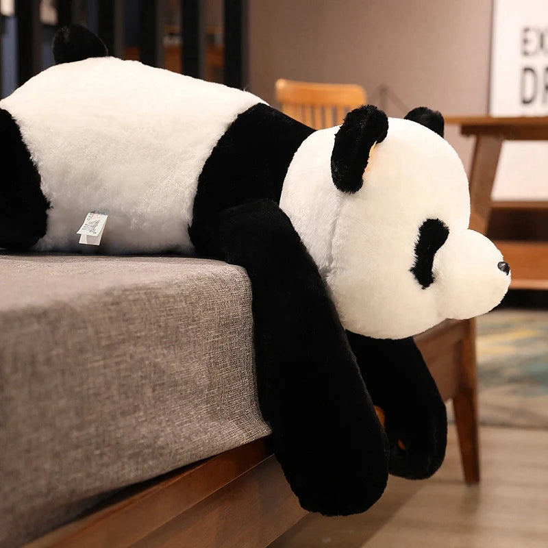Giant Panda Plush Pillow – Soft Cuddle Sleeping Buddy