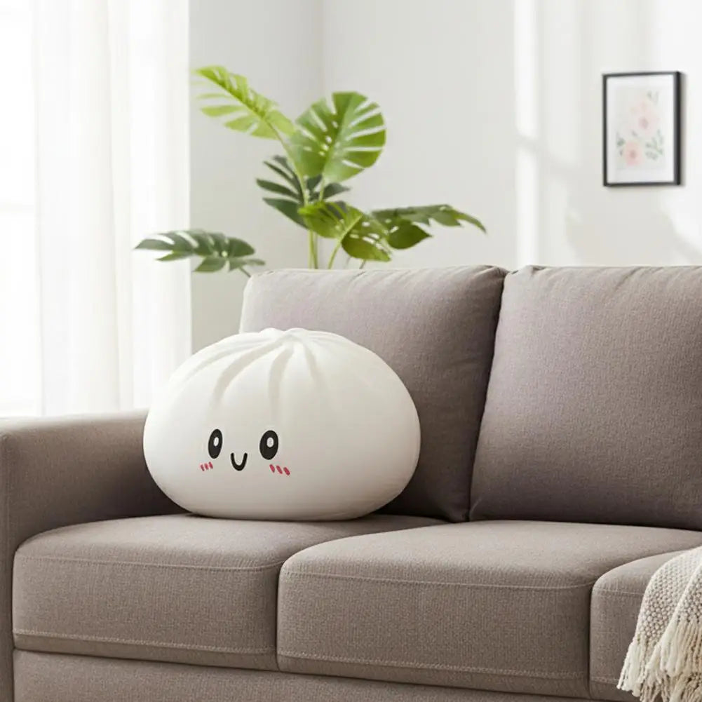 Dumpling Squishy Plush Pillow – Soft Hug & Stress Relief Toy