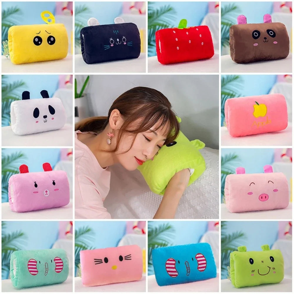 Hand Warming Plush Pillow – Soft Nap Cushion & Travel Essential