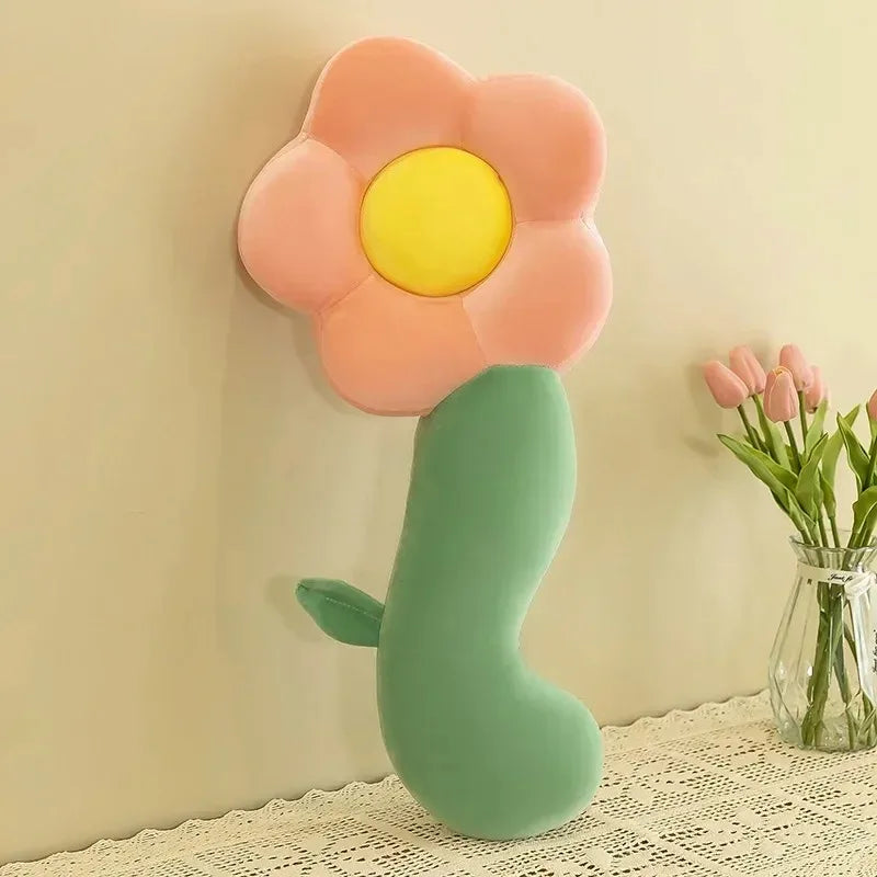 Sunflower Plush Body Pillow – Cute Large Flower Sofa & Bed Cushion