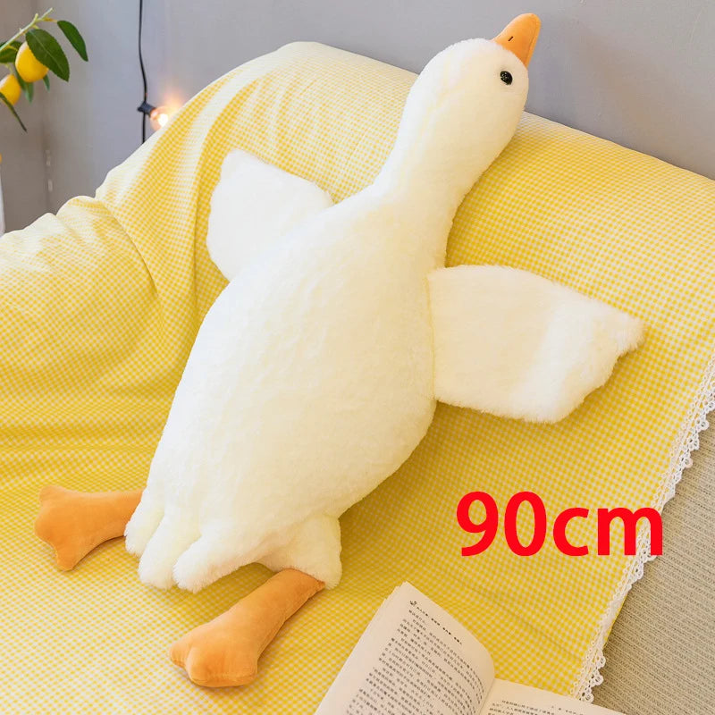 Jumbo Goose Plush Pillow – Cozy Bed & Sofa Companion