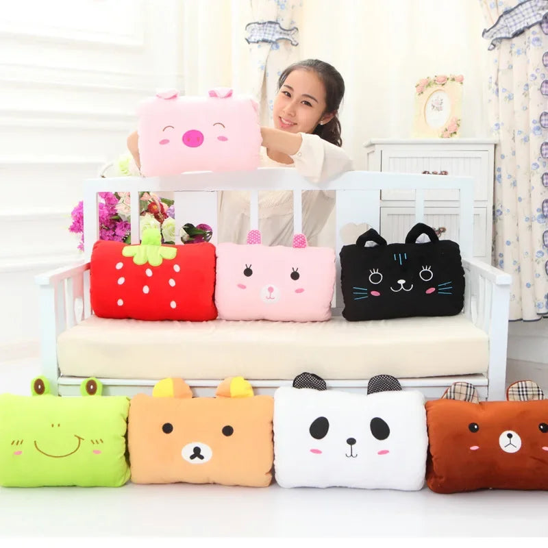 Hand Warming Plush Pillow – Soft Nap Cushion & Travel Essential