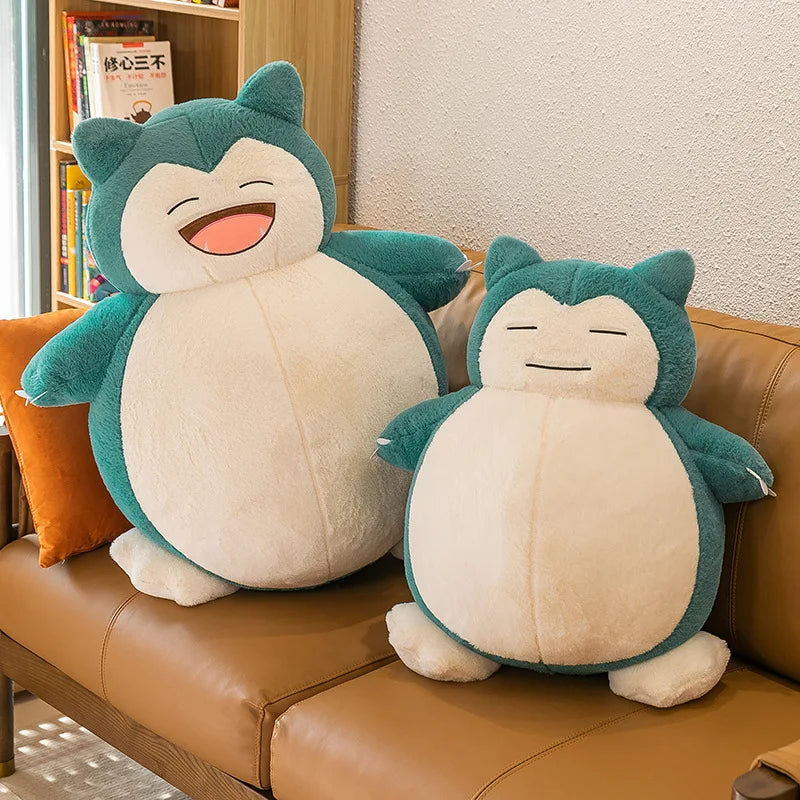 Snorlax Plush Pillow – Cute Sleeping Doll Toy