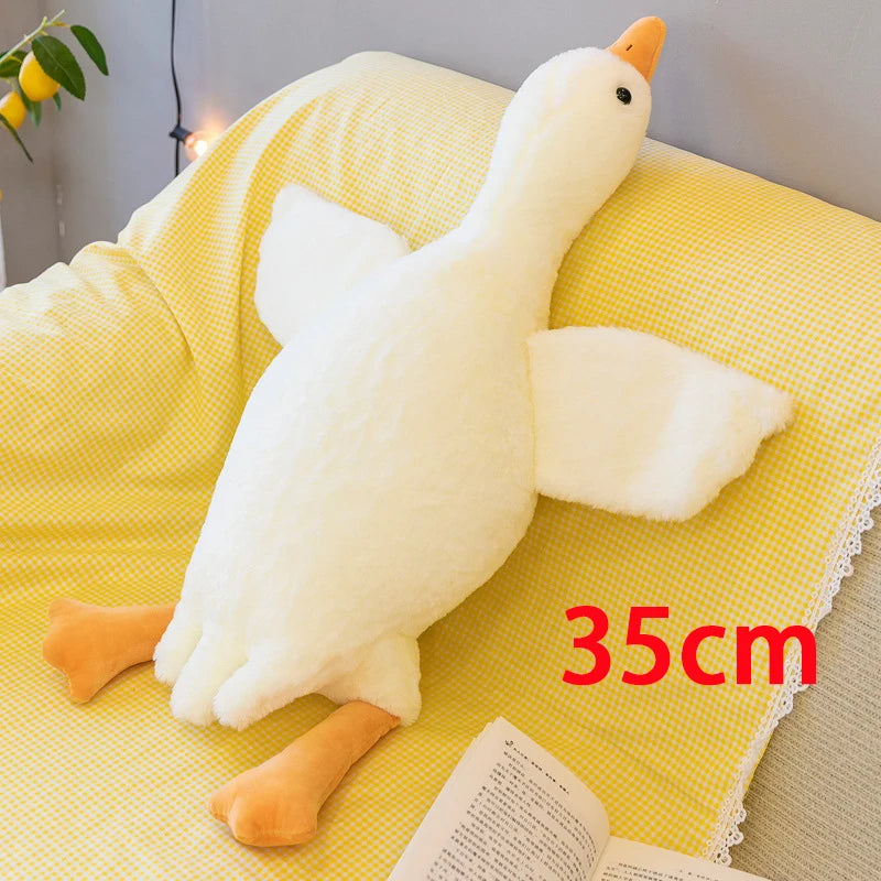 Jumbo Goose Plush Pillow – Cozy Bed & Sofa Companion