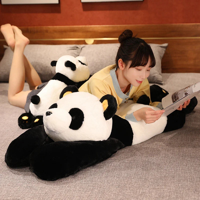 Giant Panda Plush Pillow – Soft Cuddle Sleeping Buddy