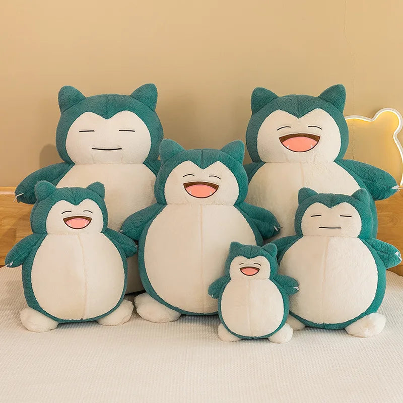 Snorlax Plush Pillow – Cute Sleeping Doll Toy