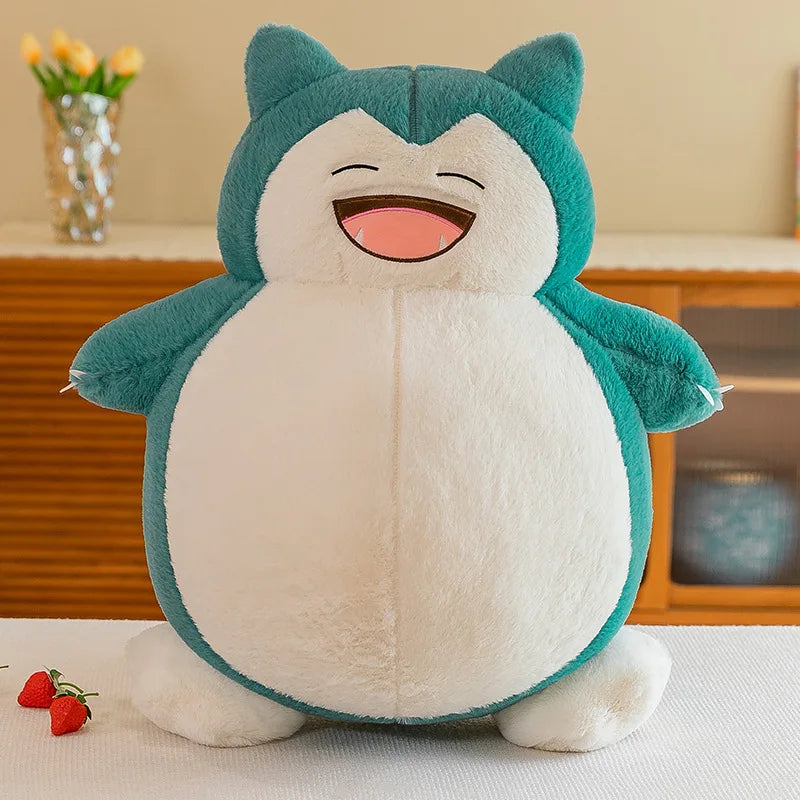 Snorlax Plush Pillow – Cute Sleeping Doll Toy